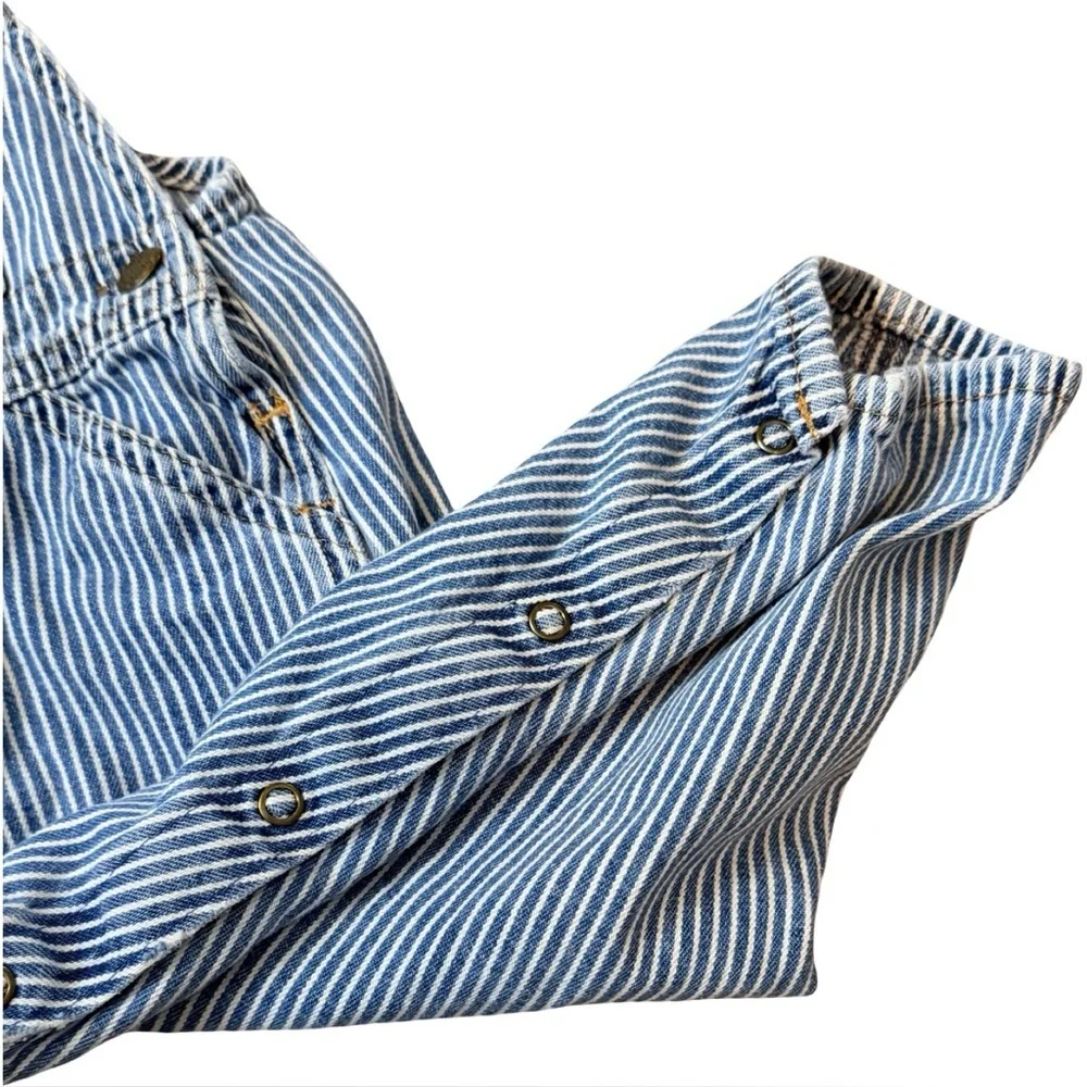 Vintage OshKosh B’gosh Railroad Hickory Stripe Overalls | 12–18M